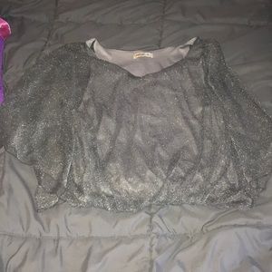 Grey sparkle shirt
